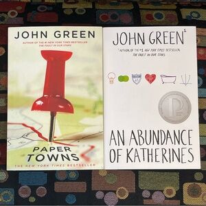 John Green Book Set - Paper Towns & An Abundance of Katherines - NWT